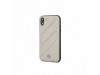 CG MOBILE IPhone XR MERCEDES-Benz Hard Case Crystal ORGANIC Leather Grey Cover